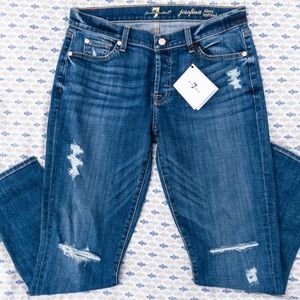 NWT** 7 For All Mankind Josefina Skinny Boyfriend
